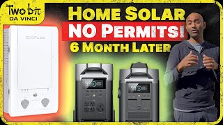 Home Backup Power + Solar Power WITHOUT Permits!