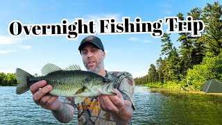 Overnight Fishing Trip in Ontario 🎣 | Camping + Bass & Trout Adventure