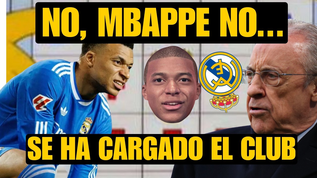 LA EXPERIENCIA MBAPPE ES UNA RUINA, PERO ÉL NO SE ESTÁ CARGANDO EL REAL MADRID