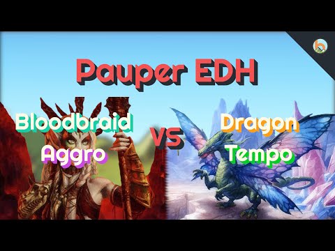 Bloodbraid Aggro vs. Dragon Tempo [Pauper EDH/PDH] - Magic: The Gathering