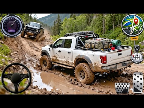 4x4 Offroad Jeep Driving Simulator 3D - Drive SUV 4x4 jeep Offroad Game - Android GamePlay 