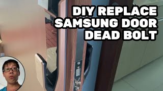 How to fix Samsung digital door lock? DIY replace mortise easily for $60.