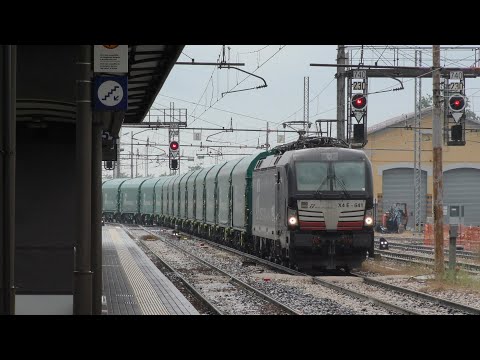 2019-06-22 La ferrovia Milano Bologna tra sole e acquazzoni estivi 8/16 - Il traffico di Fidenza