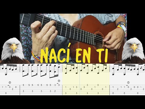 🐯 Intro Naci En Tí - Fherley Majín 🎸Tablatura y partitura para guitarra 🎸