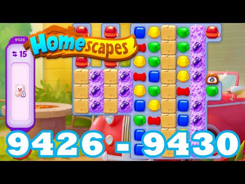 Homescapes Level 9426 - 9430 HD | 3 - match puzzle game | Gameplay | android | 9427 |m9428 | 9429