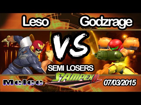 [SAMPEX 2] - Leso [Falcon] vs Godzrage [Samus] - Semi Losers