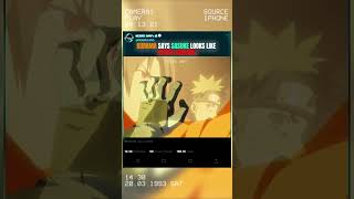 KURAMA SAYS SASUKE LOOKS LIKE UCHIHA MADARA #naruto #narutoshippuden #anime #viral #edit