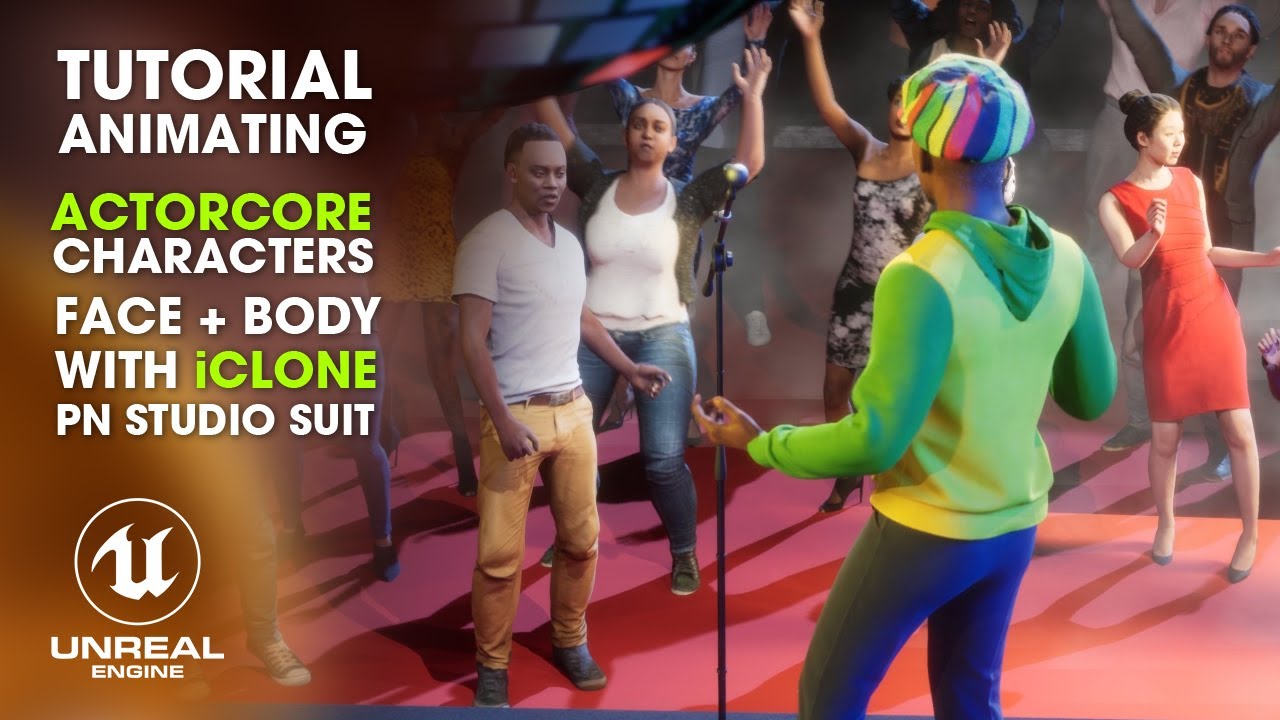 No MetaHuman No Cry BTS - How to Use ActorCore Characters for Music Video Audience in Unreal Engine - YouTube