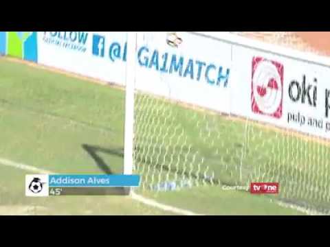 Persipura Jayapura vs Sriwijaya FC (2:2) tendangan salto liga 1