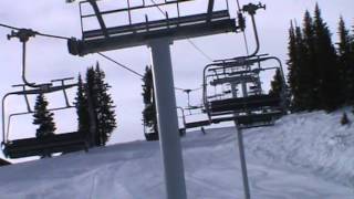preview picture of video 'Vail Wildwood Express lift (11-28-13)'