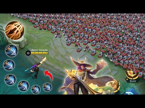 Legend Skin Lesley 500% Attack Speed build vs 1000 minions (new challenge)
