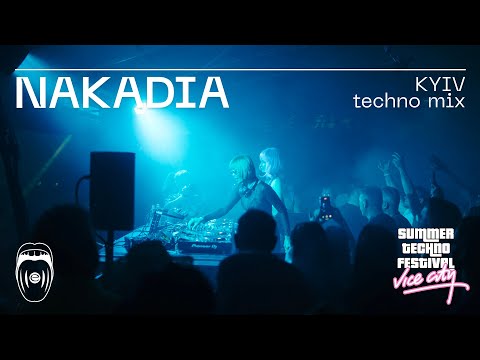 Nakadia Kyiv 2025, Techno Live Set | Vice City event | 4K