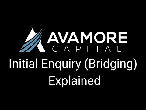 Making a Bridging Enquiry with Avamore