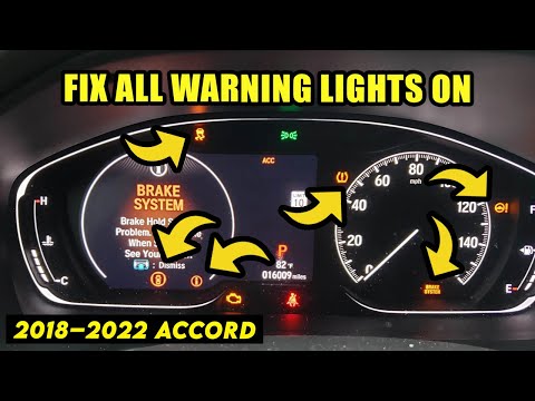 2018–2022 Honda Accord: How to Fix if All Dash Warning Lights are On