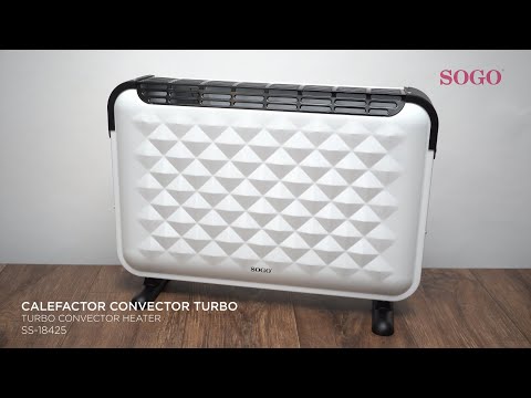 Radiateur électrique SOGO transportable à trois niveaux de chauffage - Second Medium