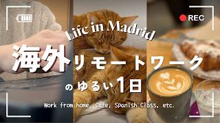 マドリード リアルな日常｜海外テレワーク、大雨のスペイン、カフェ、スペイン語学習、猫