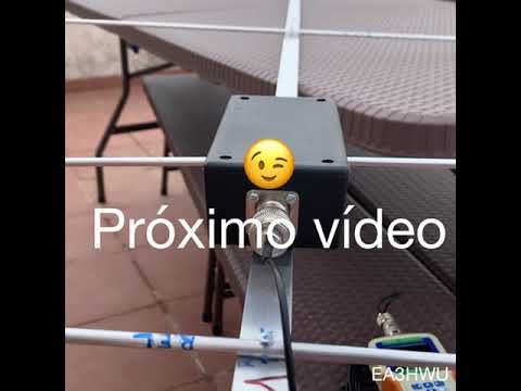EA3HWU Construcción paso a paso de una antena VHF para satélites Yagi 7 elementos.