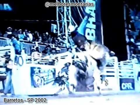 CLAUDEMIR DOS SANTOS (PORQUINHO) RODEIO DE BARRETOS 2002