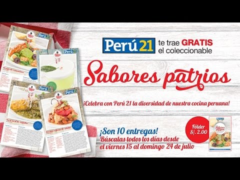 Sabores patrios: El nuevo coleccionable de Perú21 para celebrar 28 de julio