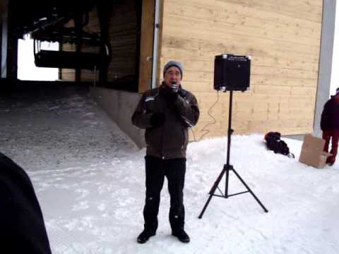 Ansprache Leitner: Laax - Eröffnung Sechseresselbahnen Treis Palas - Crap Masegn