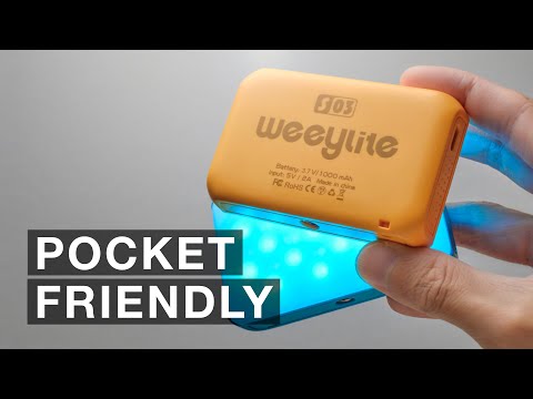 Viltrox Weeylite S03-W White (белый корпус) компактное RGB LED видеосвет с Bluetooth для iPhone - фото 1 - id-p3222716638