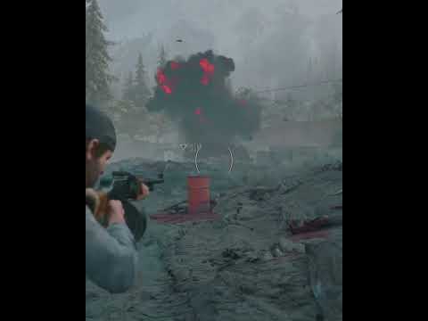 DAYS GONE  - DEATH TRAIN HORDE IN 60 SECONDS -  NO DAMAGE   #SHORTS