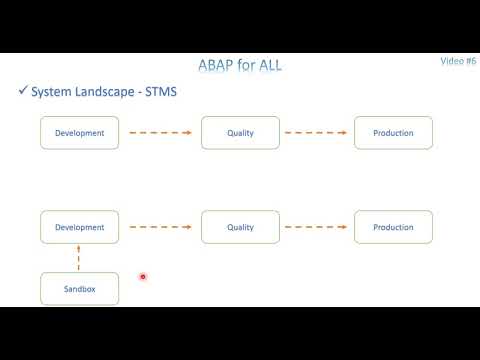 Video 6 - ABAP - System Landscape & Custom Package