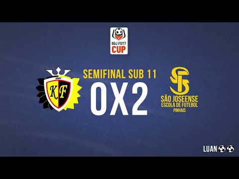 BDJ FUT7 CUP 2022 | KRAKATUA X SÃO JOSEENSE ESCOLA PINHAIS | SEMIFINAL SUB 11 (26/11/2022)