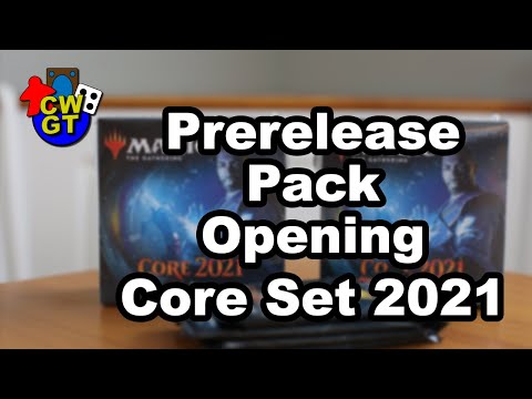 Magic: The Gathering:  Core Set 2021 Prerelease pack opening