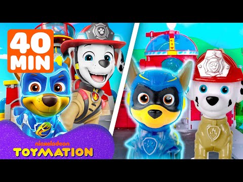 Best PAW Patrol Rescue Missions with Chase & Marshall! 🔥🚒 | 40 Minutes | Toymation