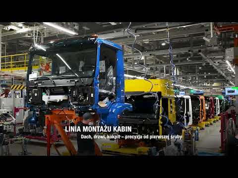 Proces produkcji w fabryce  MAN Trucks #Niepołomice