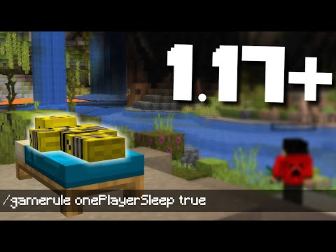TheHappywheels1 - 1.17+ Vanilla 1-Player Sleep Gamerule Command | Minecraft Java