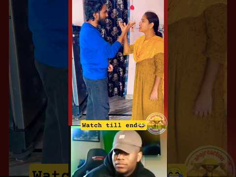 🤣Try not to laugh💥🤣#reels reaction🤡#twist end😂#shorts #trending #funny #laugh #comedy #couple #viral