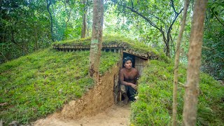Building The Most Beautiful Secret Underground House in the Wood by Jungle Survival Man