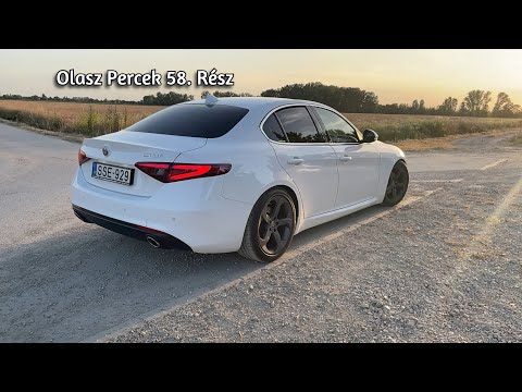 Olasz Percek 58. rész - Egy Alfánál már csak kettő jobb Giulia 2.2 Jtdm