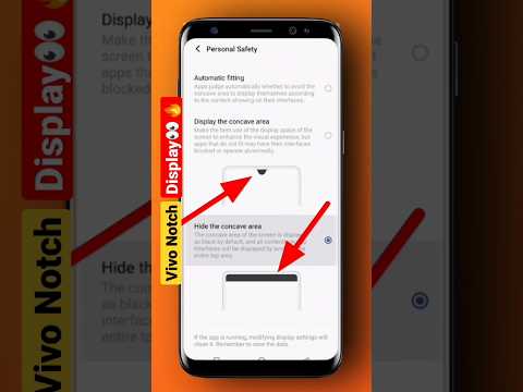 Vivo Hide Notch Display | 🔥#short #shorts #vivo #viral #notch