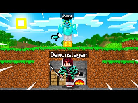 Jay Hindi Gaming - Minecraft Manhunt But I Am Demon Slayer