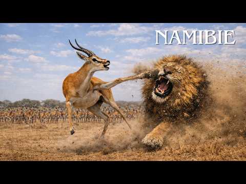 NAMIBIE SAUVAGE | Le Rugissement Ardent Des Seigneurs De La Savane | DOCUMENTAIRE ANIMALIER