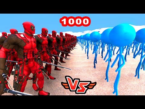 DEADPOOL VS 1000 LOLİPOP 😱 - Süper Kahramanlar