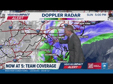 Weather Impact Alert: Winter Storm | WUSA9 News Sunday at 5 p.m. replay