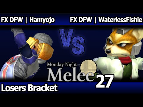 MNM 27 Melee - FX DFW | Hamyojo (Sheik) vs FX DFW | WaterlessFishie (Fox) - Losers Bracket