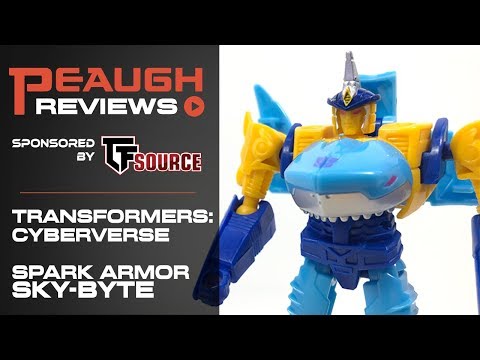 Video Review: Transformers Cyberverse - Spark Armor SKY-BYTE
