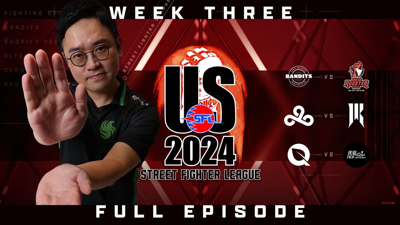 Week 3 - Street Fighter League Pro-US - Bandits v. RR, Cloud9 v. Shopify Rebellion, FlyQuest v. FS