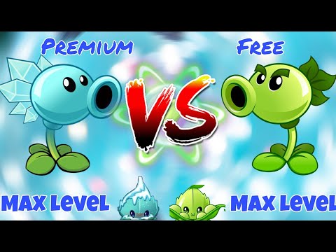 Snow Pea vs Repeater max level - Plants vs. Zombies 2 - PVZ2 game