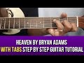 HEAVEN BY BRYAN ADAMS EASY GUITAR TUTORIAL WITH TABS BY PARENG MIKE