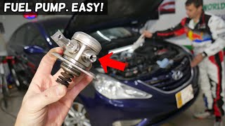 HYUNDAI SONATA HIGH PRESSURE FUEL PUMP REPLACEMENT, CAM FOLLOWER REPLACEMENT