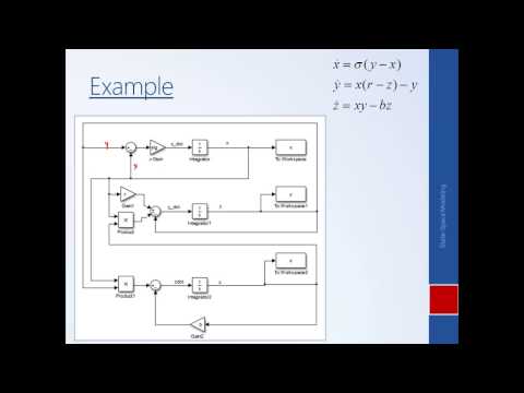 System Dynamics and Control: Module 27d - State Space Example