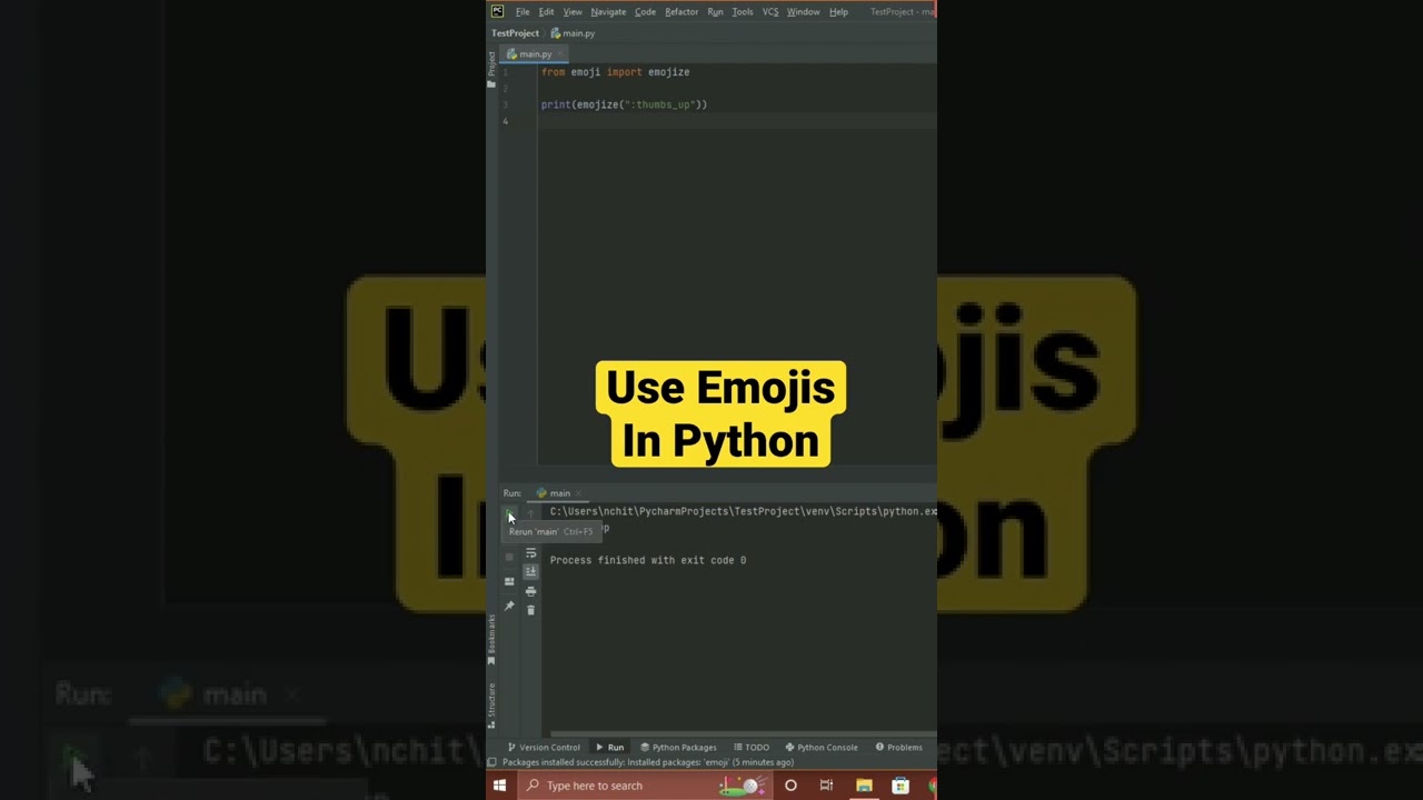 Use Emojis in Python