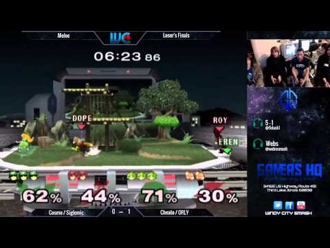GHQ Smash Monthly - Siglemic/Cosmo (Fox/Marth) vs. Cheato/ORLY (Peach/Fox) LF