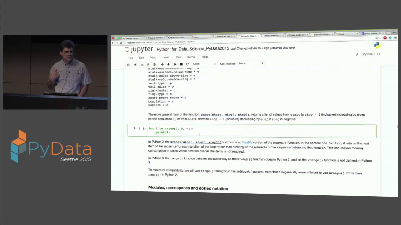 Joe McCarthy: Python for Data Science: A Rapid On ramp Primer